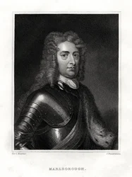 John Churchill, el Duque de Marlborough, soldado inglés, 1860