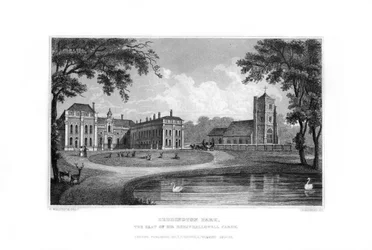 Parque Beddington, Sutton, Surrey, 1829
