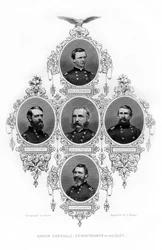 Generales de la Unión de la Guerra Civil de los departamentos del este, 1862-1867