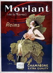 Cartel para champán Morlant, por J. Stall, siglo XX