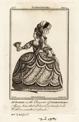 La señora Ann Barry en el personaje de Sophonisba en Sophonisba de James Thomsons