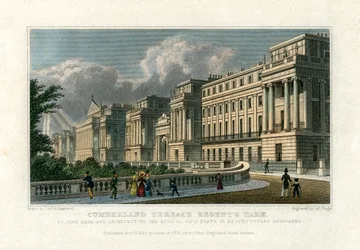 Cumberland Terrace, Regents Park, Londres, 1827