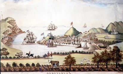 Vista de Ilfracombe, Devon, 1842