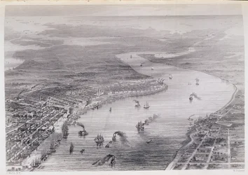 Vista aérea de Nueva Orleans, de 