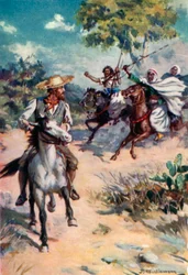 Mungo Park, Perseguido por ladrones moros