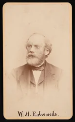 Retrato de William Henry Edwards 1822-1909, circa 1870s-1880s