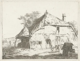 Granja junto a un pozo
