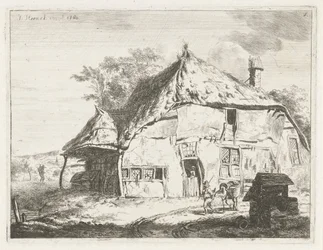 Granja junto a un pozo