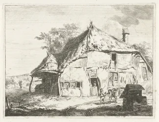 Granja junto a un pozo