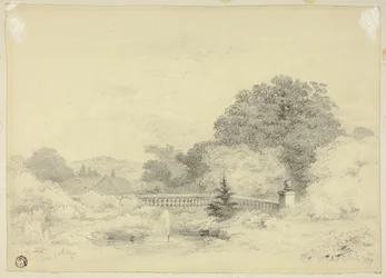 Balaustrada y fuente, Saint Anne