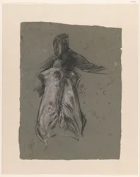 Piernas de la figura encorvada