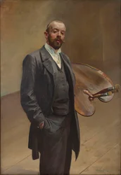 Autorretrato con paleta