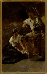Lavatorio de los pies (escena siberiana)