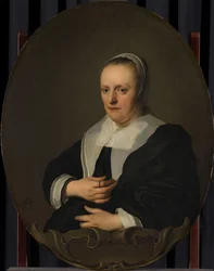 Retrato de Sara de Bie
Sara de Bie. La segunda esposa de Jan Lutma (1638)