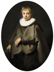 Retrato de un niño en gris, 1634
