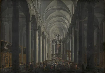 Interior de la Iglesia Jesuita en Brujas