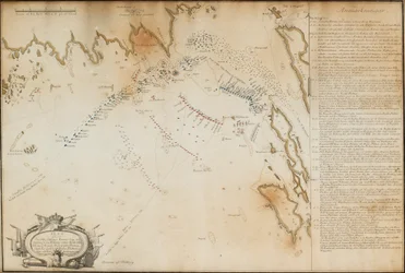 La Batalla de la Bahía de Viborg, 1790 Mapa, 1790
