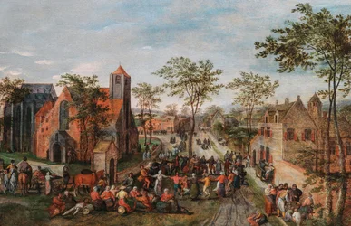 Feria del pueblo, 1580s