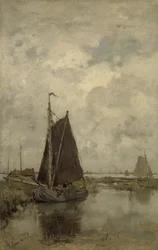 Barcos con mal tiempo