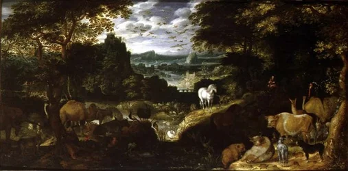 Orfeo encantando a los animales, 1601