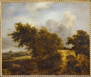 Sendero en las dunas de Haarlem o Le Buisson ...