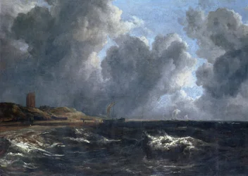 Tormenta frente a Egmond-Aan-Zee