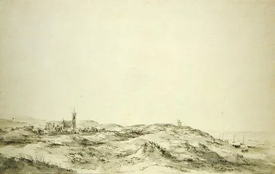 Las dunas en Wijk aan Zee