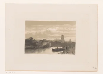 Vista del puerto y el dique
