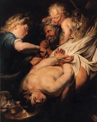 Apolo desollando a Marsias, ca 1625