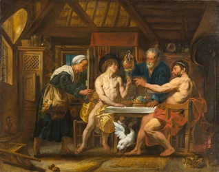 Júpiter y Mercurio en la Casa de Filemón y Baucis, circa 1645