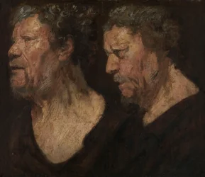 Estudios de la cabeza de Abraham Grapheus