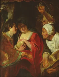 Tentación de Santa María Magdalena (óleo sobre tabla)