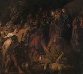 La traición de Cristo, finales de la década de 1650 (óleo sobre lienzo)