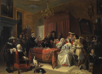 Lectura de un testamento