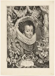 Isabel de Borbón, Reina de España, lámina 13 de Duces Burgundiae (Duques de Borgoña)