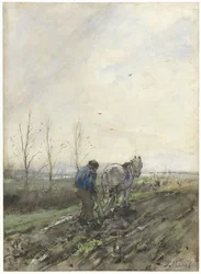 Agricultor arador