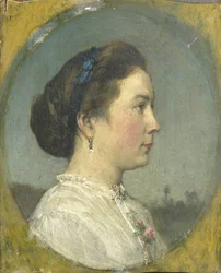 Retrato de Catharina Hendrika Horn, esposa del artista