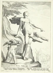 Venus ordena a Cupido disparar una flecha a Plutón