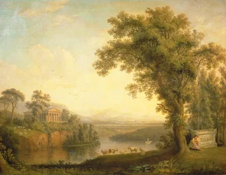 Paisaje antiguo con la tumba de Faetón, 1785