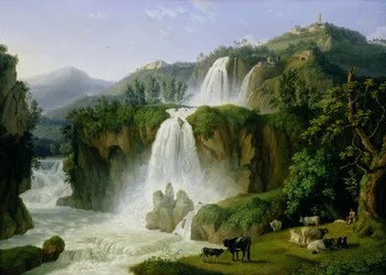 La cascada de Tívoli, 1785