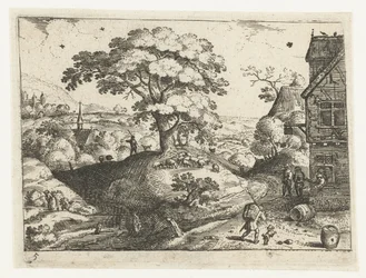 Paisaje con viajero en posada Seis paisajes con viajeros (título de la serie)