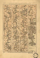 Carta del río Misisipi desde el río Ohio hasta el Golfo de México LOC 99447139