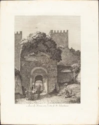 Arco de Druso, ahora puerta de San Sebastiano