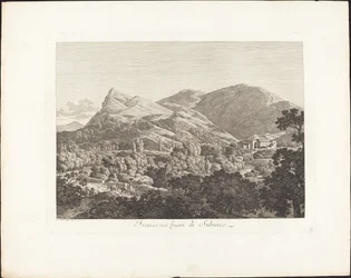 Francesco fuera de Subiaco