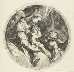 María con el niño Cristo y Juan el Bautista