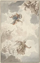 El Arcángel Miguel vence al dragón