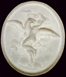 Júpiter y Ganímedes (óleo sobre lienzo)