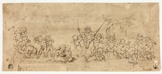 Putti jugando