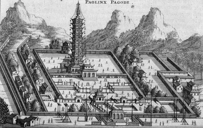 La Pagoda Paolinx, de un relato de una Embajada Holandesa a China
