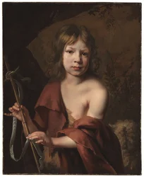 Retrato de un niño como San Juan Bautista (óleo sobre lienzo)